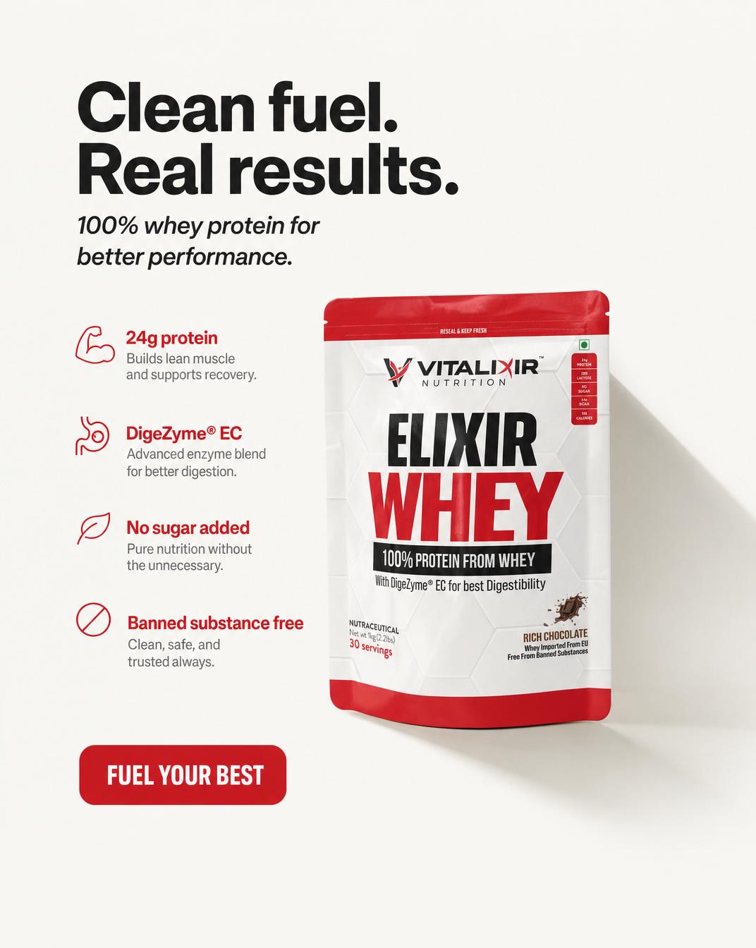 Elixir whey - easy on the gut