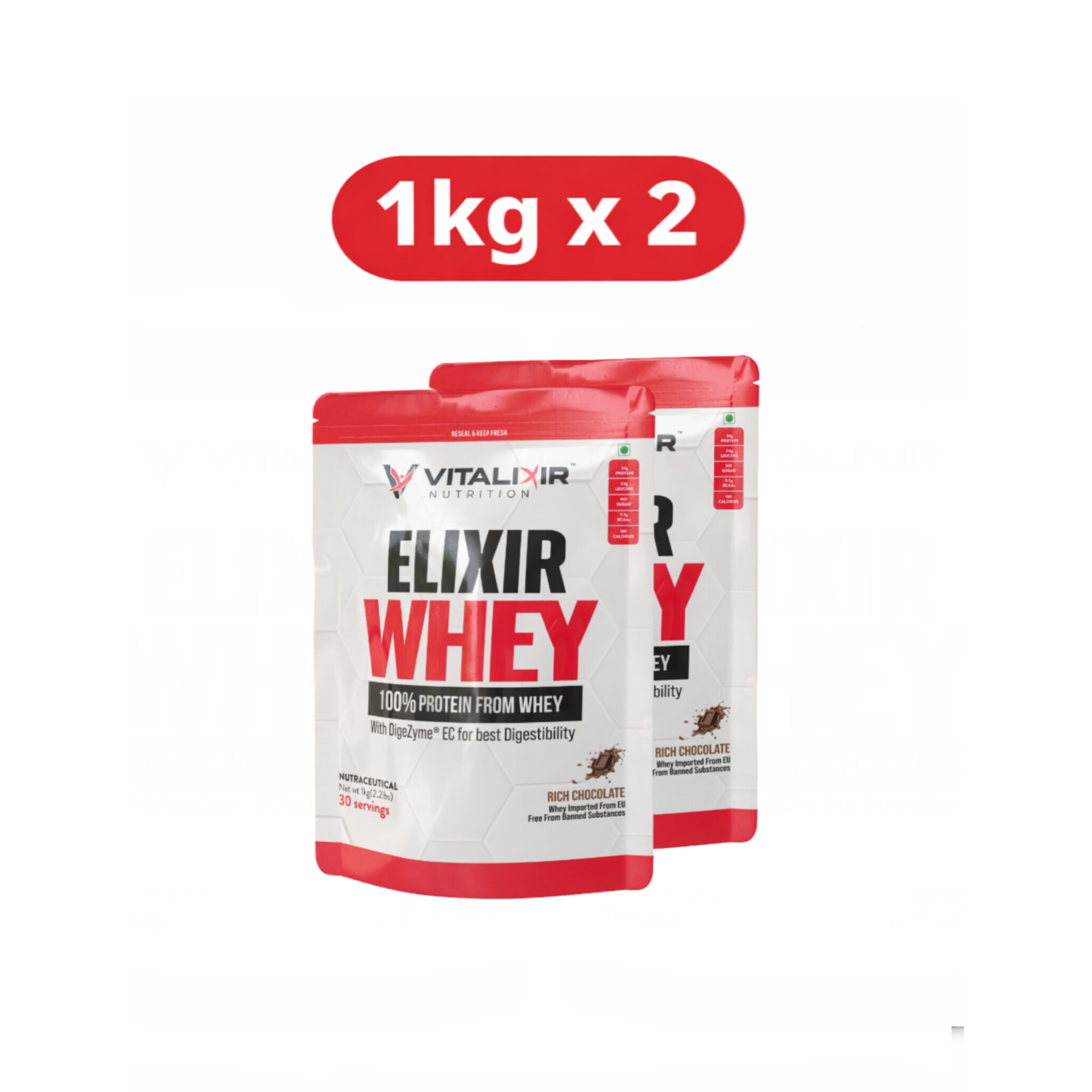 Elixir Whey 1kg x 2